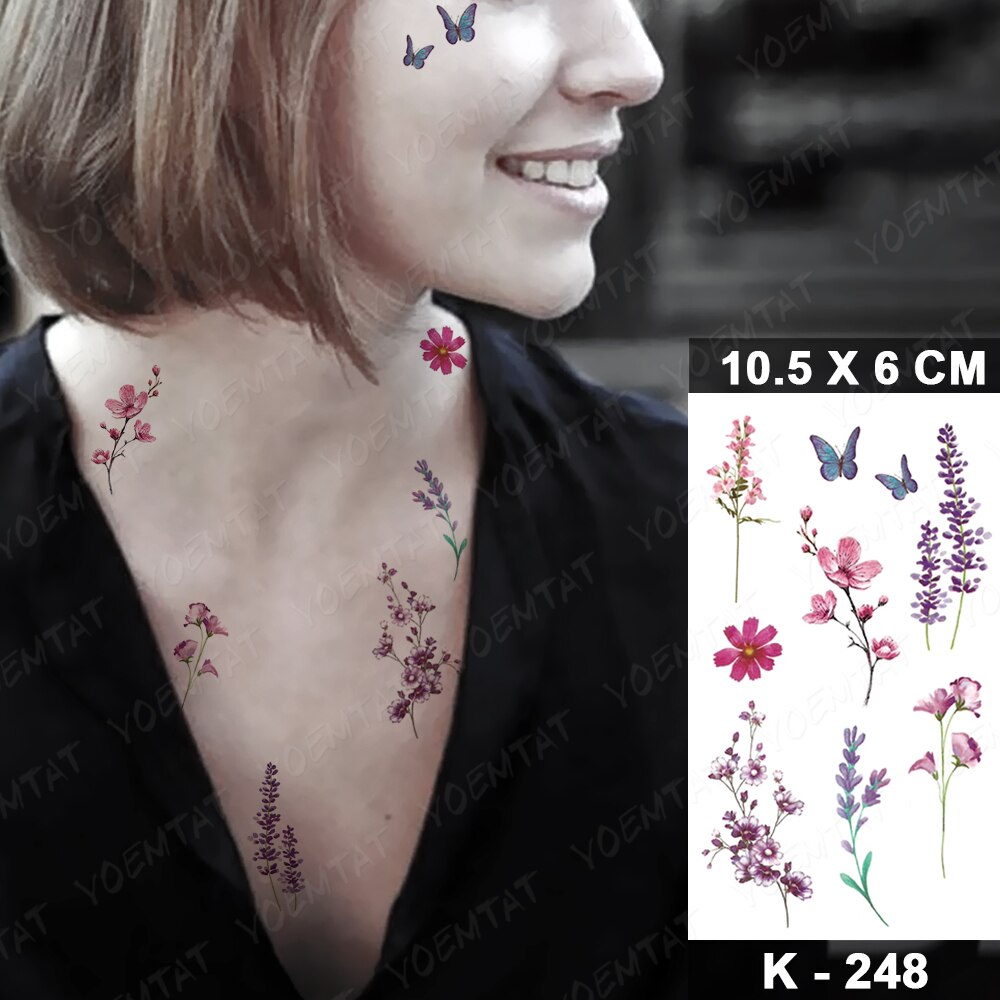 Butterfly Tattoo Waterproof Sticker