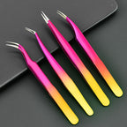 1Pc Colored Anti-Static Tweezers For Eyelash Extension