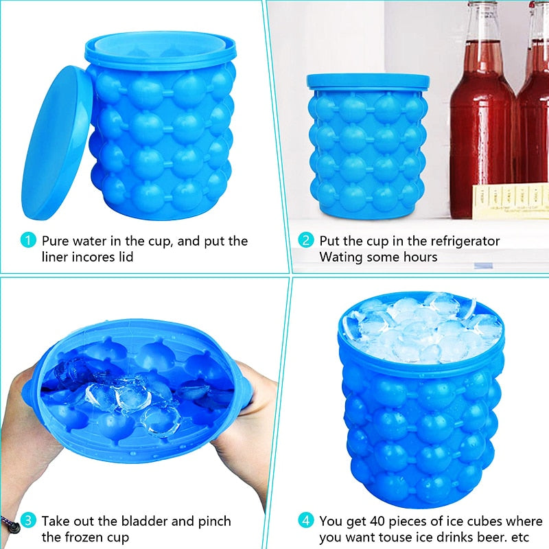 Silicone Ice Bucket Mold