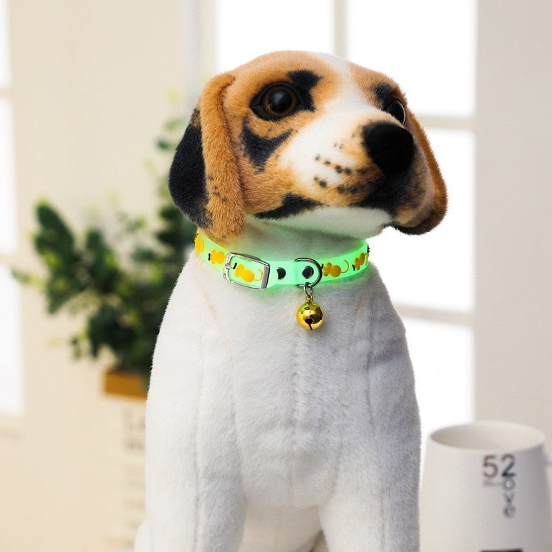 Glowing Collars With Bells