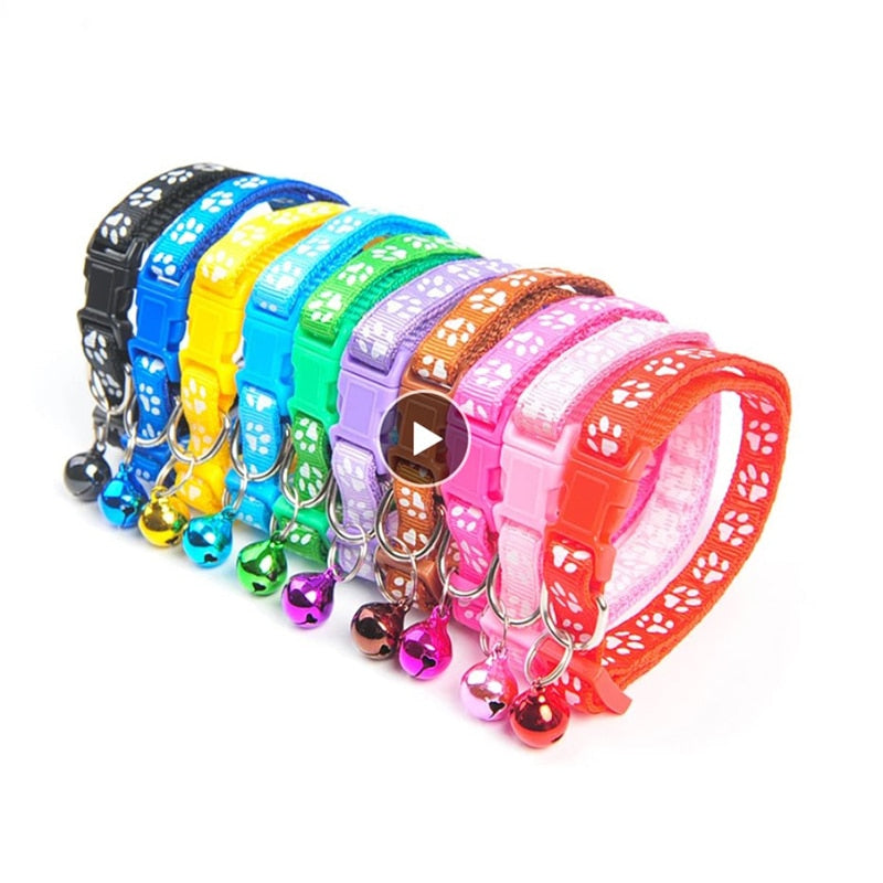Cute Bell Pet Collar 10 Colors