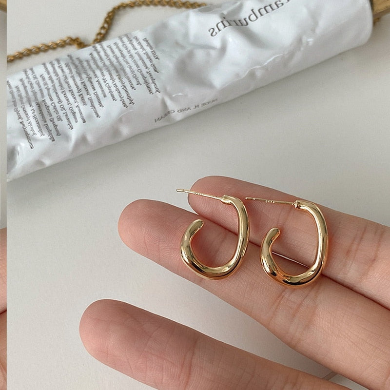 Geometric Hoop Earrings