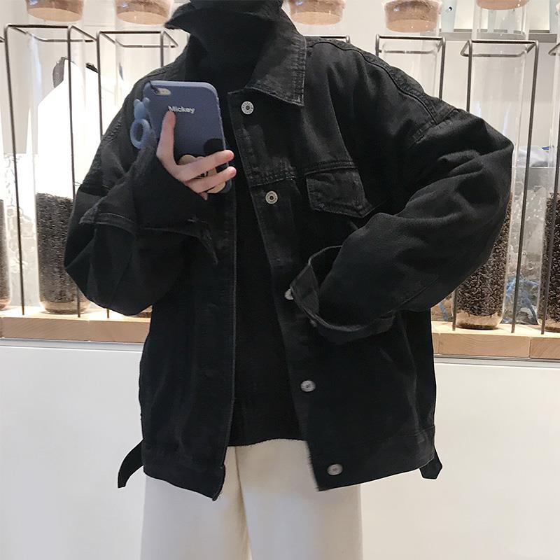 Black Oversize Denim Jacket