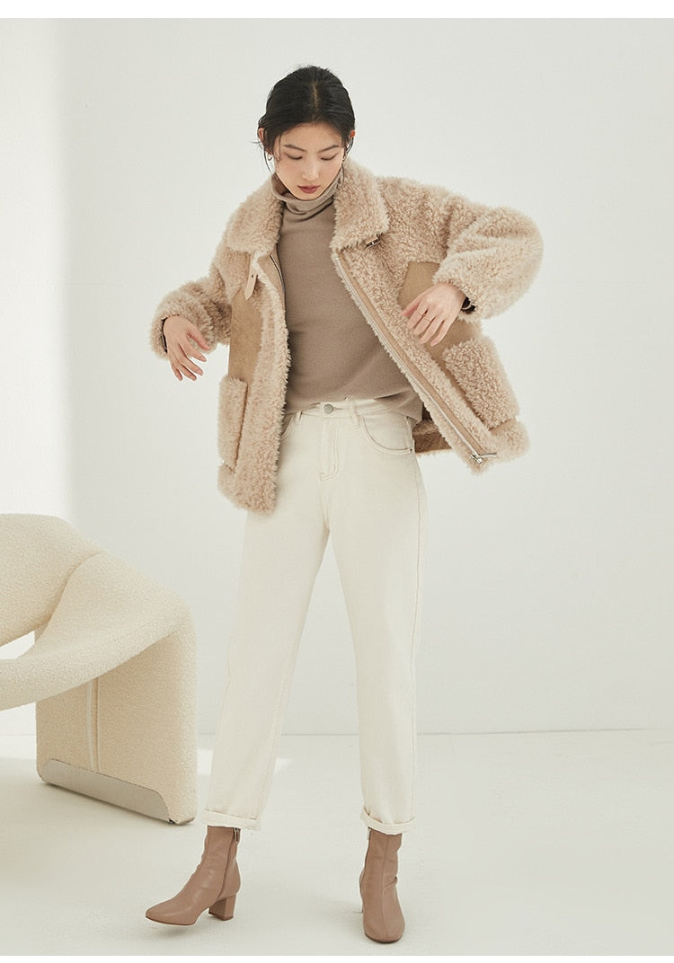Sheep Fur Wool Jacket