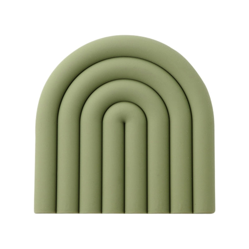 Rainbow Shape Silicone Heat Insulation Pad