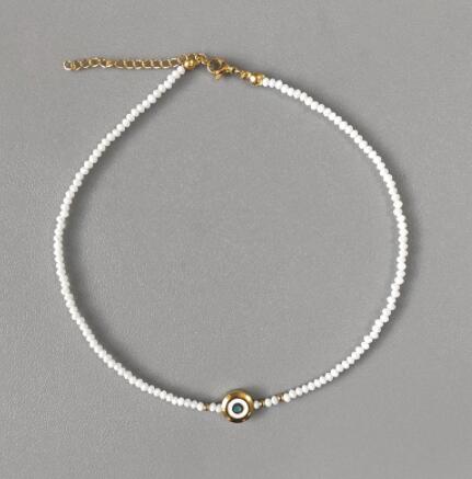 Pearl Rhinestone Necklace