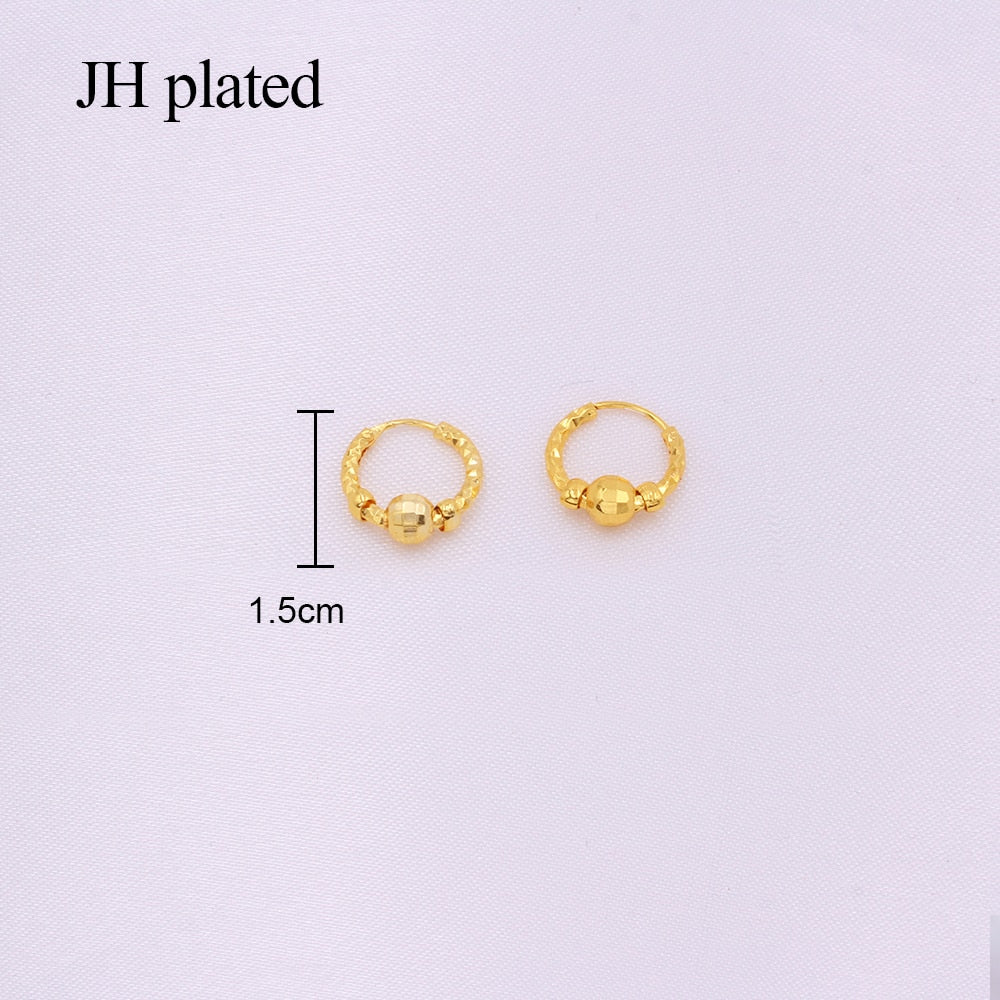 Small Hoop Gold Earrings