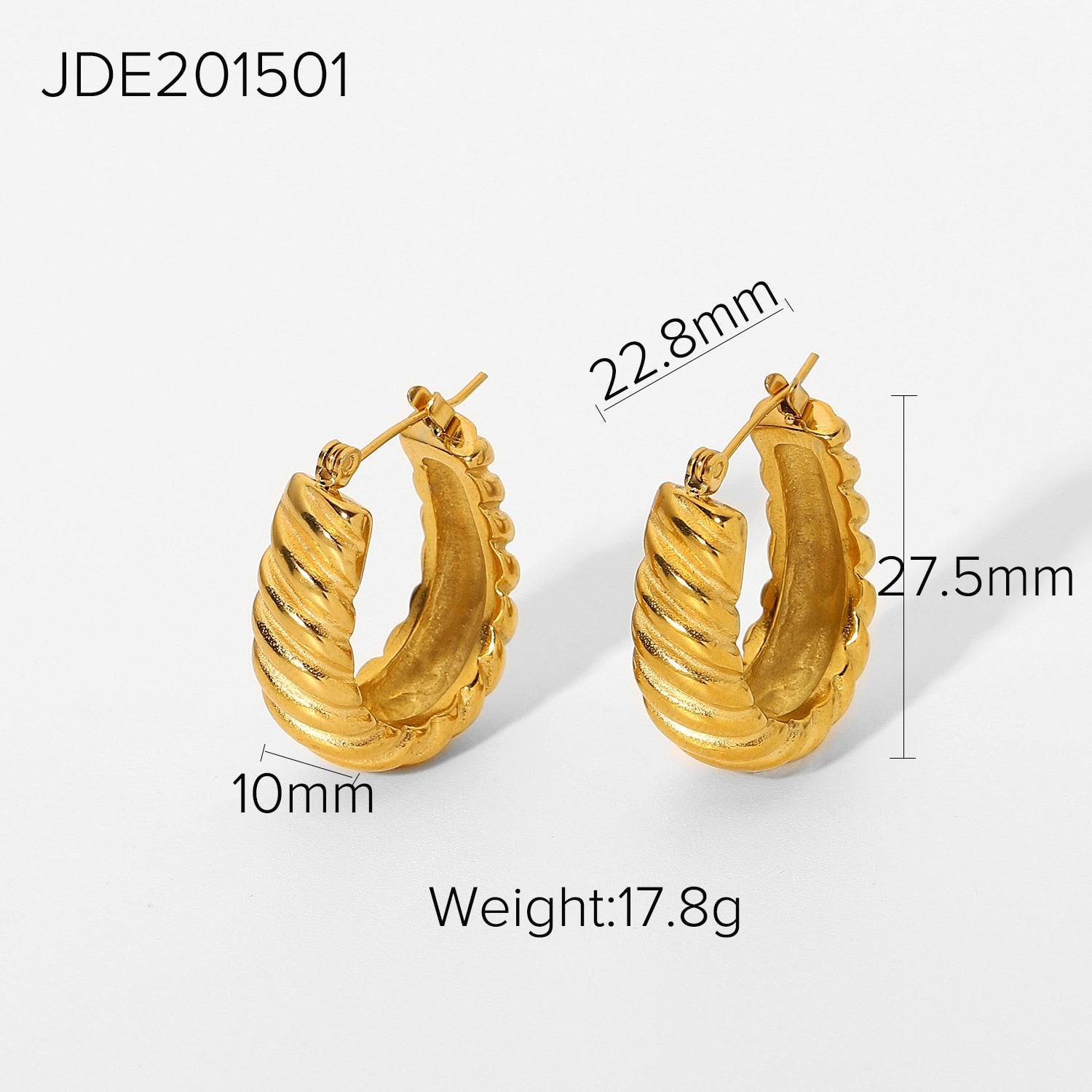 Chunky Hoop Earrings