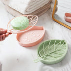 3 Colors Leaf Shape Soap Holder