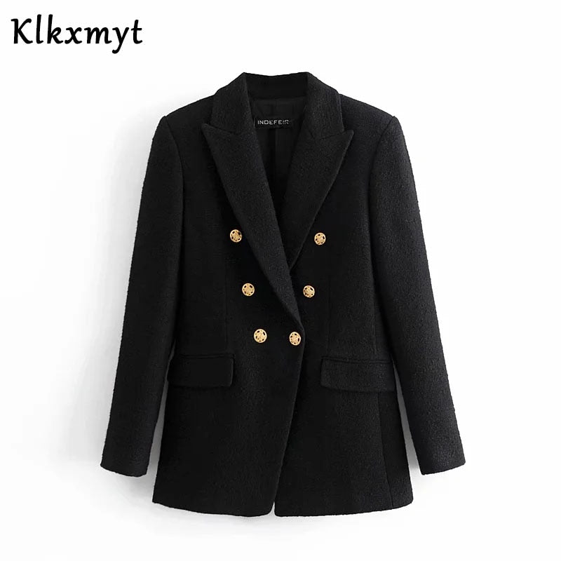 Black Tweed Blazer