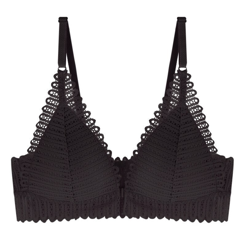 Full Cup Bras For Women Wireless Front Closure