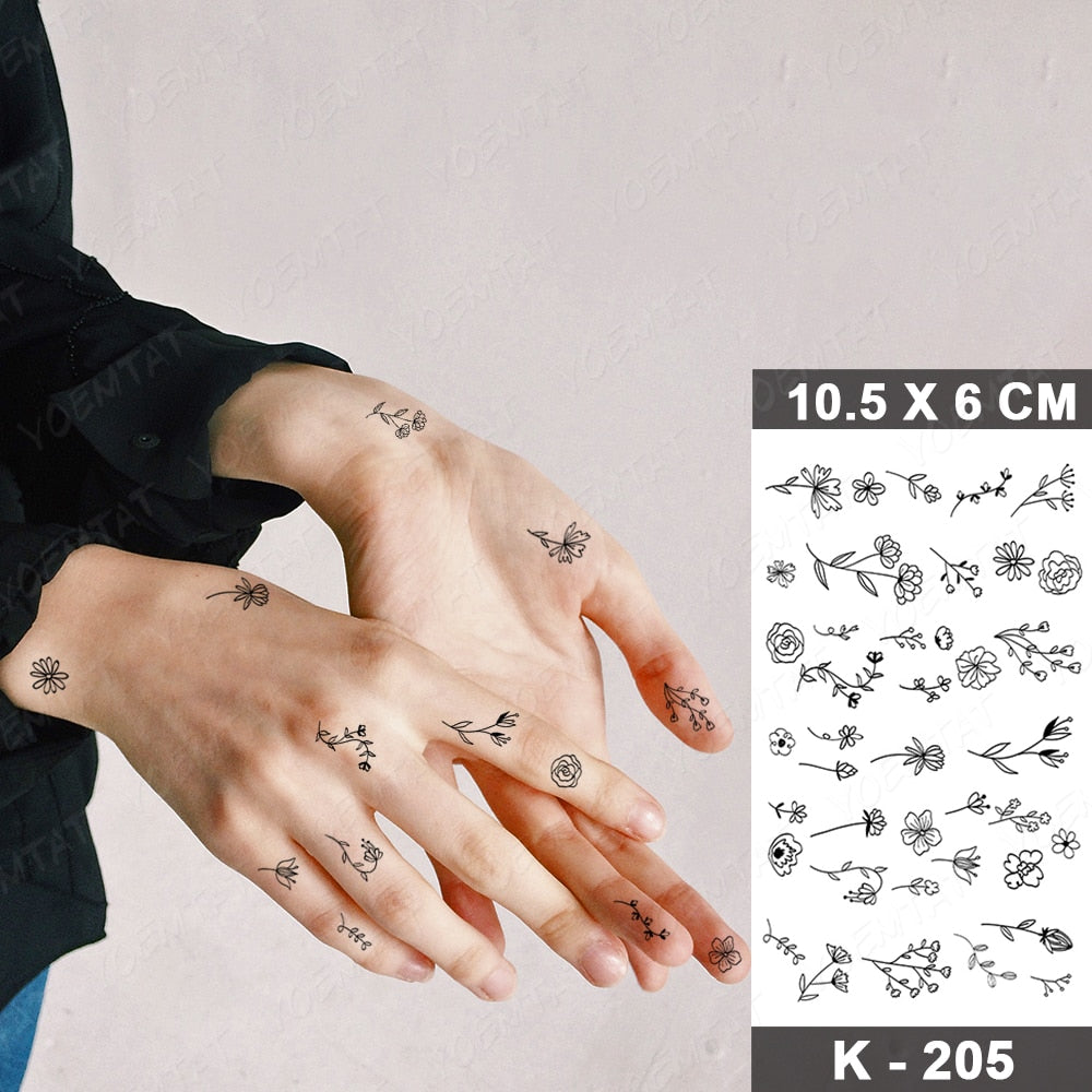 Butterfly Tattoo Waterproof Sticker