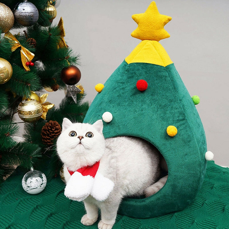 Christmas Tree Dog/Cat Bed
