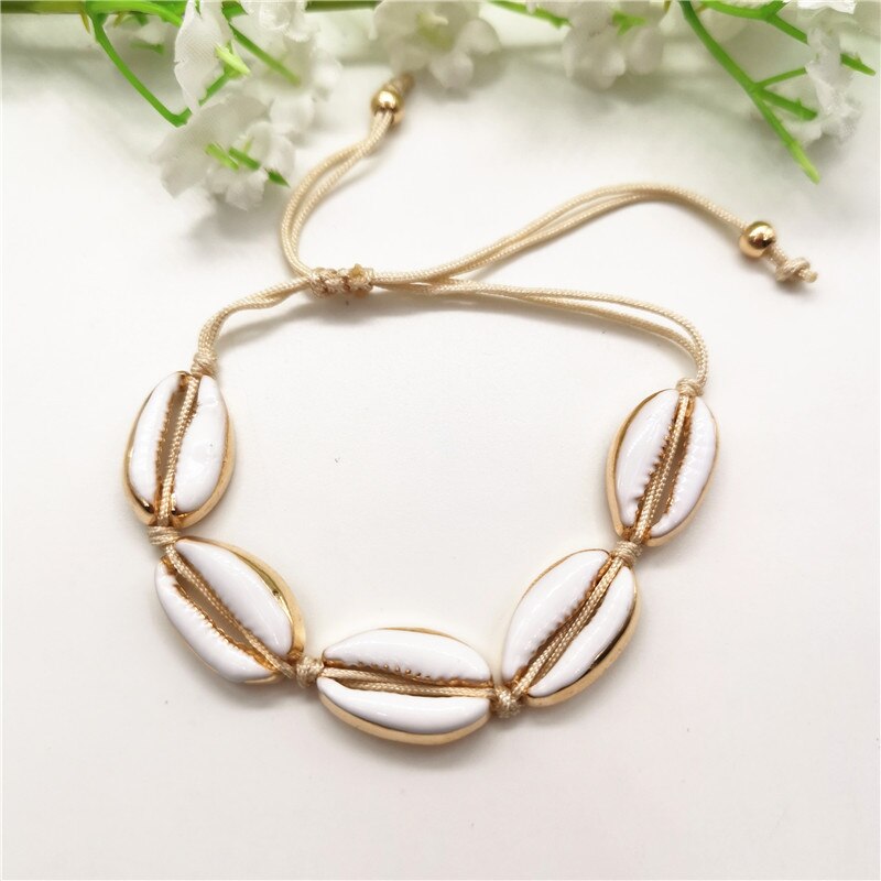 White Natural Shell Choker Necklace