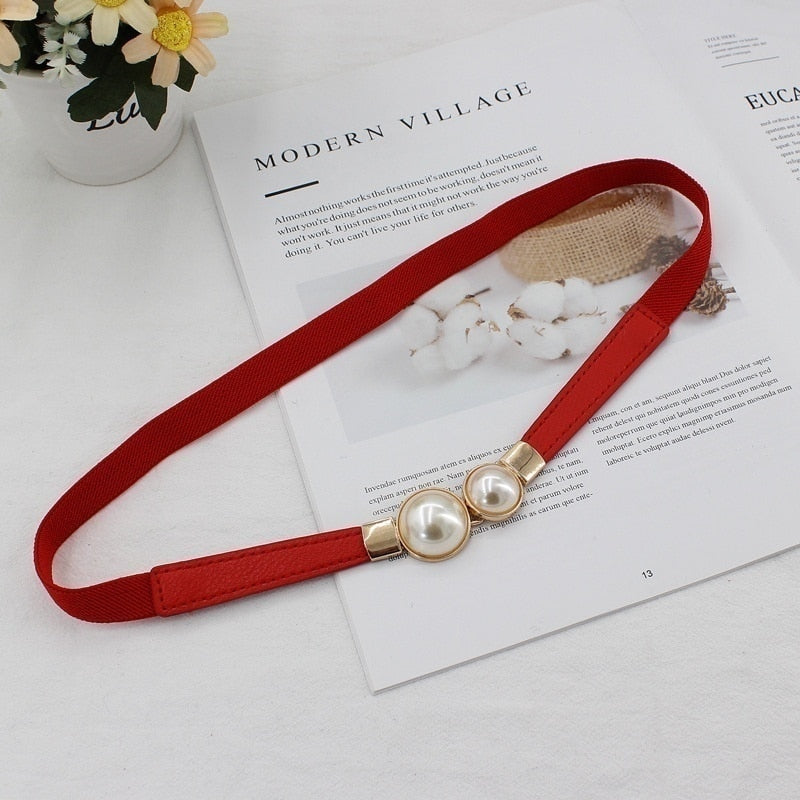 Pearl Buckle Belt