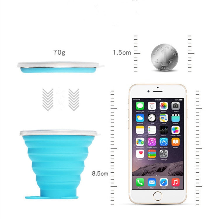 Folding Silicone Coffee Cups