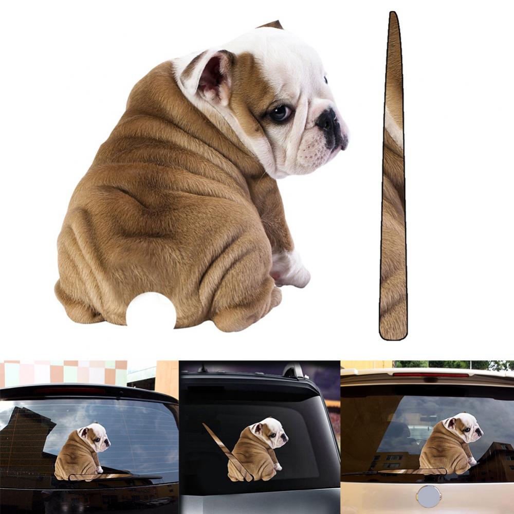 Dog Shake Tail Wiper Sticker