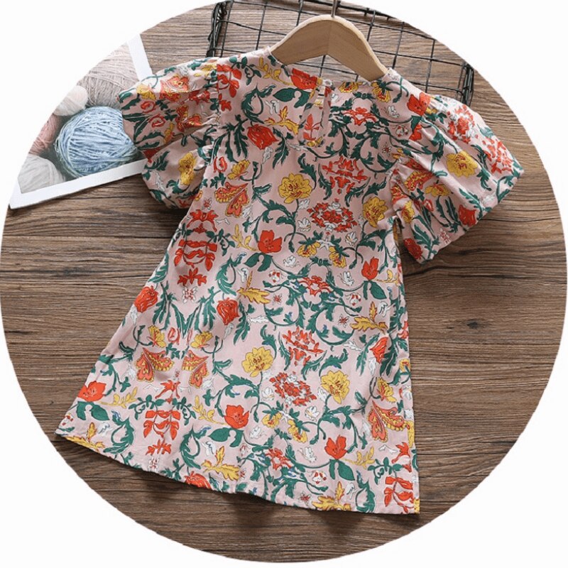 Cotton Floral Dress