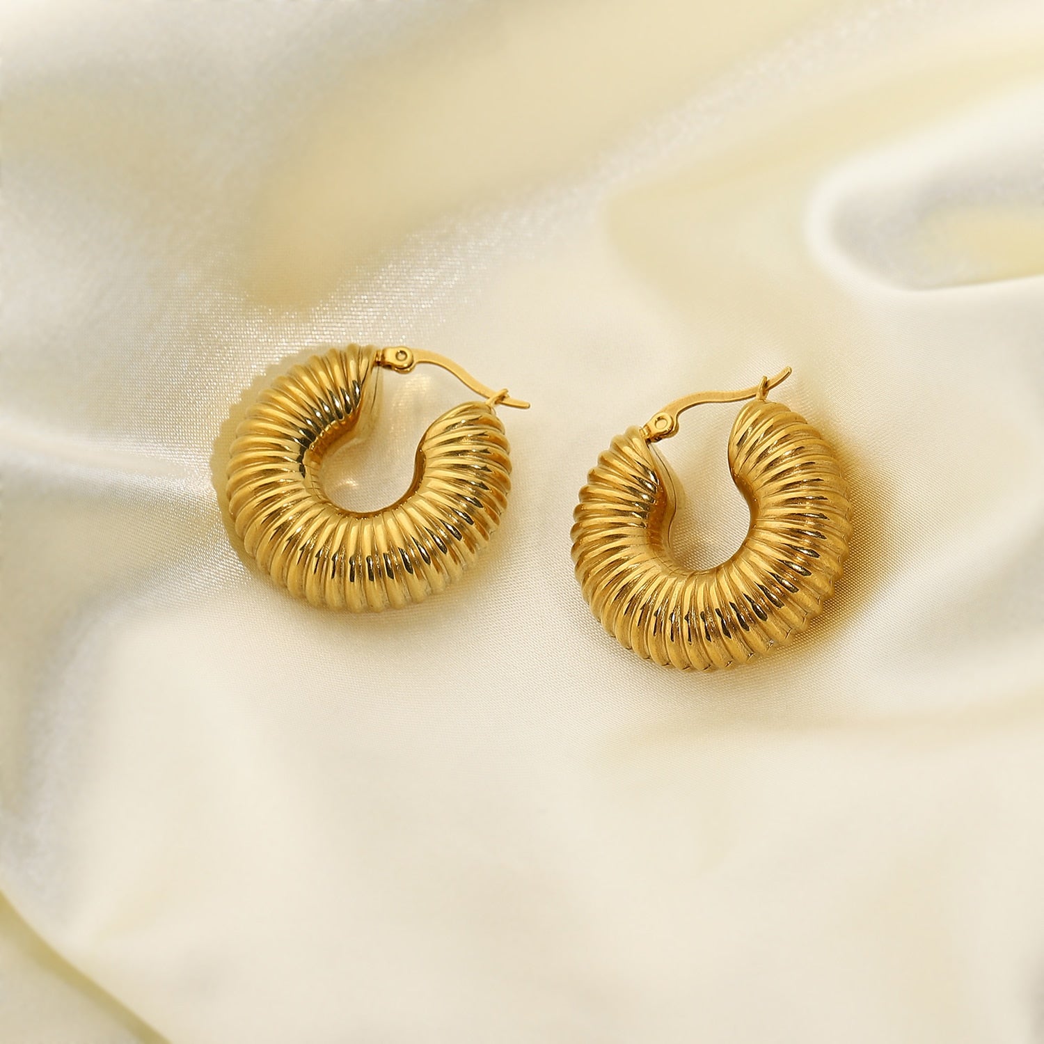Gold Hoop Earrings