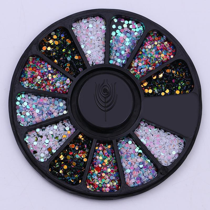 Mixed Nail Rhinestone Nail Art