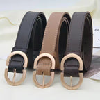 Simple Metal Buckle Belt