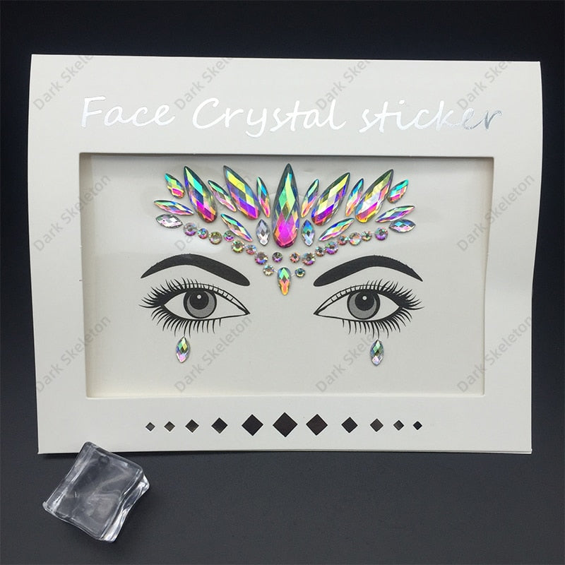 Face Rhinestones Makeup Sticker