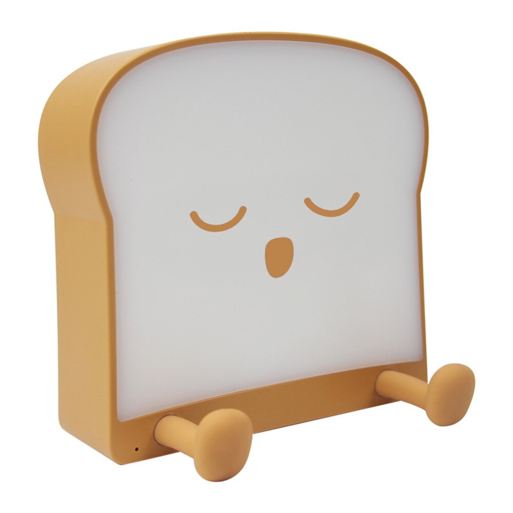 Cute Toast LED Night Lamp USB