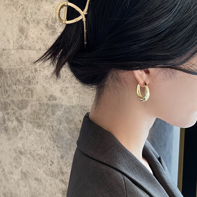 Gold  Hoop Earrings