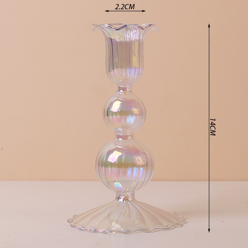 Aesthetic Glass Candle Holder