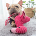 Pet Dog Squeaky Flamingo Toys