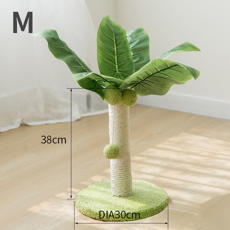 Cat Scratching Palm Tree
