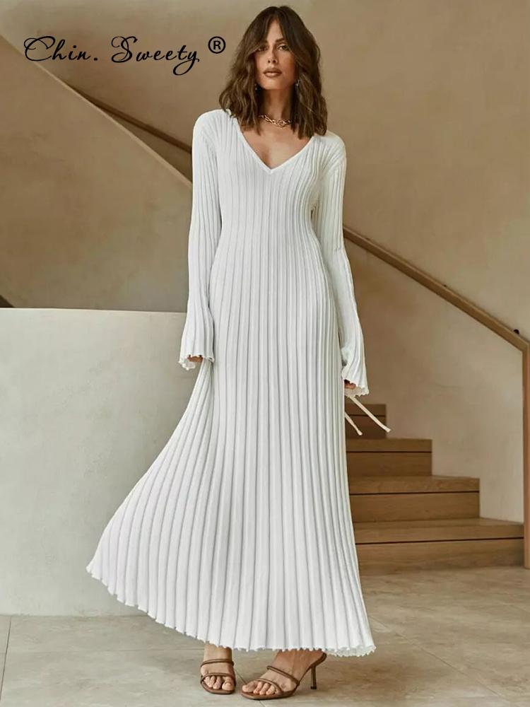 Knitted Long Dress