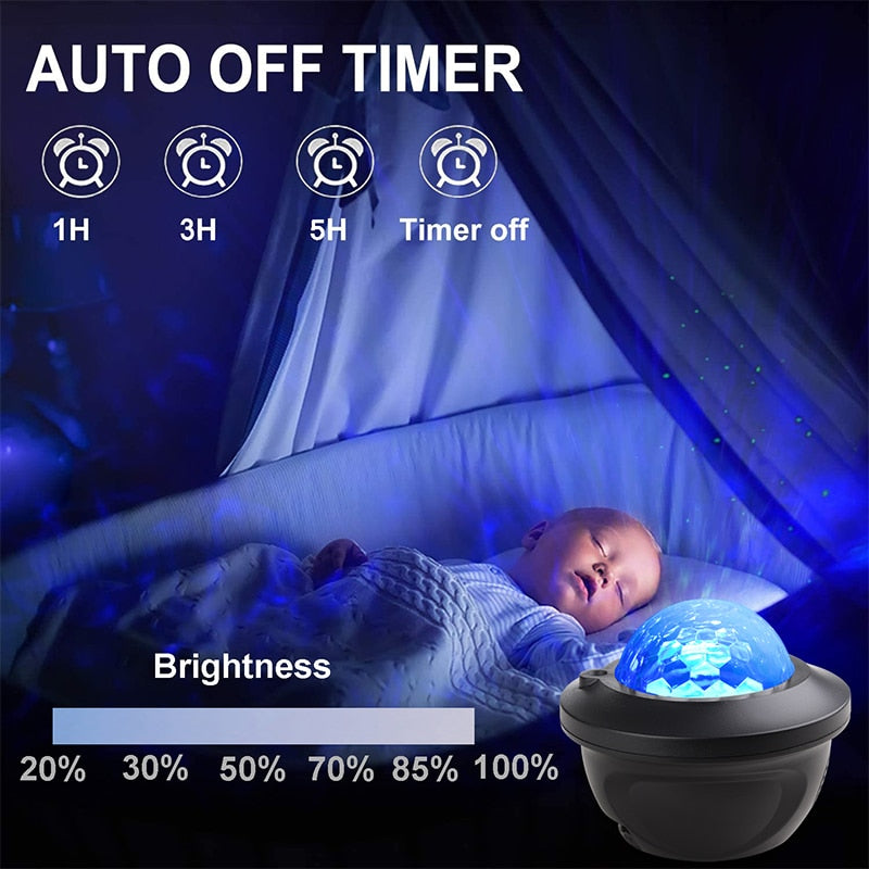 LED Star Galaxy Projector