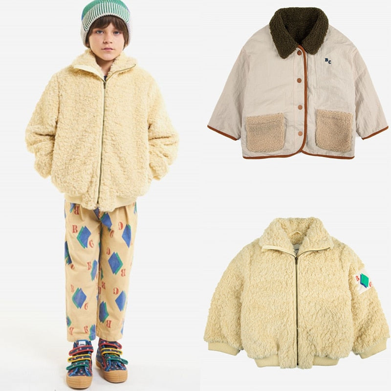 Fleece Cotton Cardigan