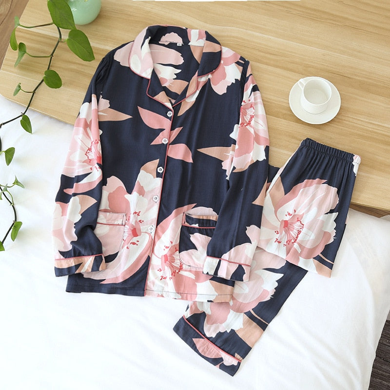 Long-Sleeved Sleepwear