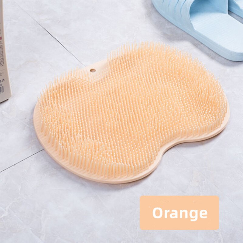 Silicone Hands-Free Big Flat Back Scrubber