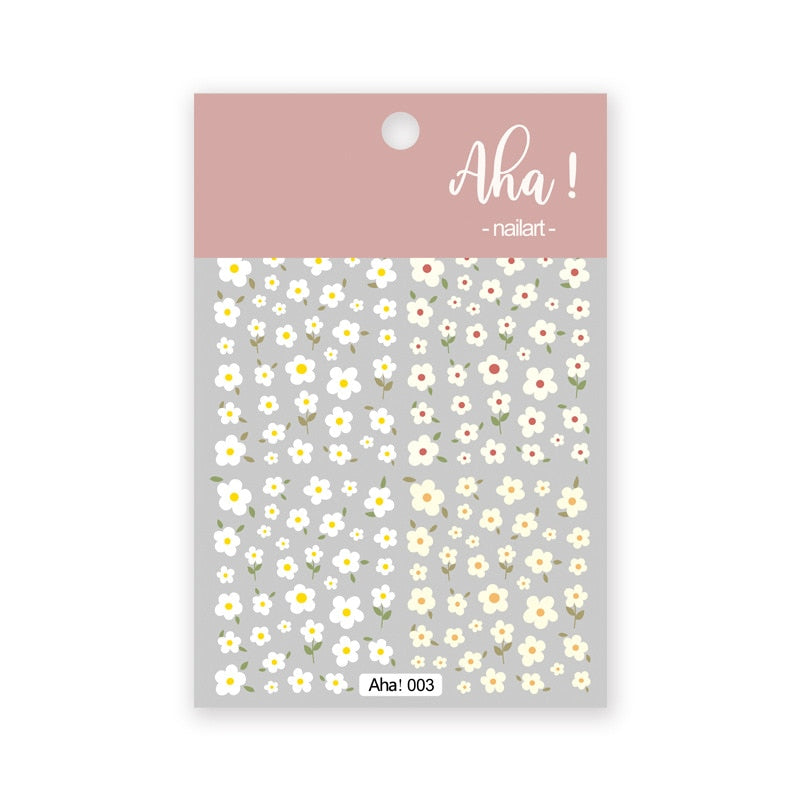 1 sheet Smile Nail Art 3D Stickers