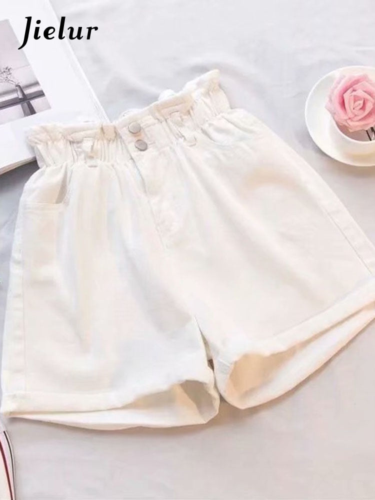 Harem Ruffled High Waisted Shorts