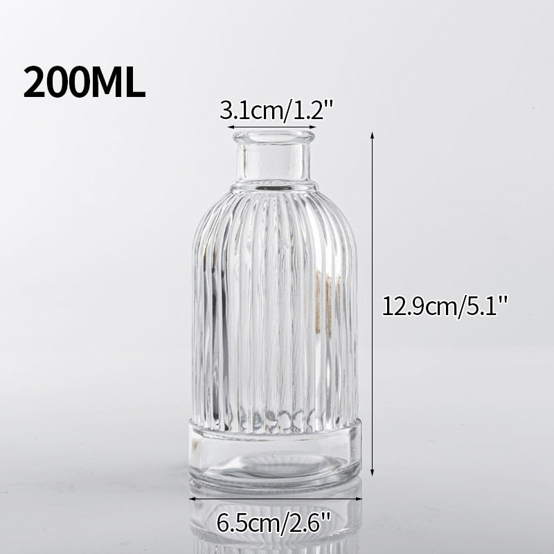 Transparent Glass Vase