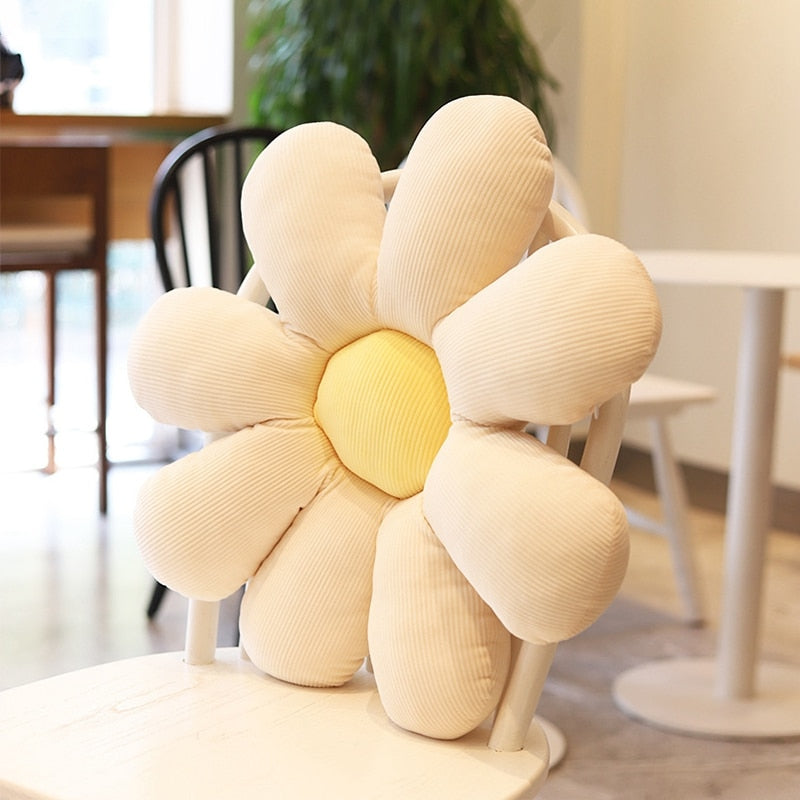Daisy Flower Pillow