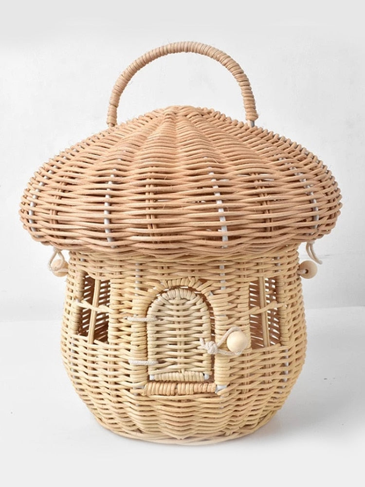 Rattan Mushroom Basket