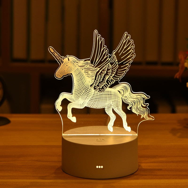 Christmas 3D Acrylic Night Light