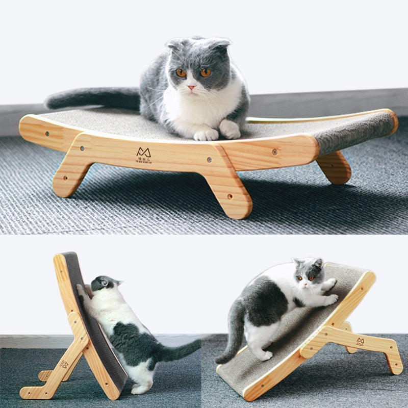 Wooden Cat Scratcher Board