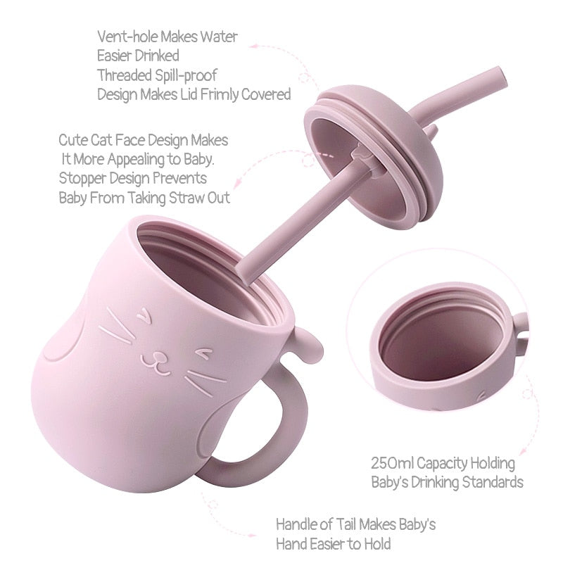 Baby Feeding Drinkware Straw Cup