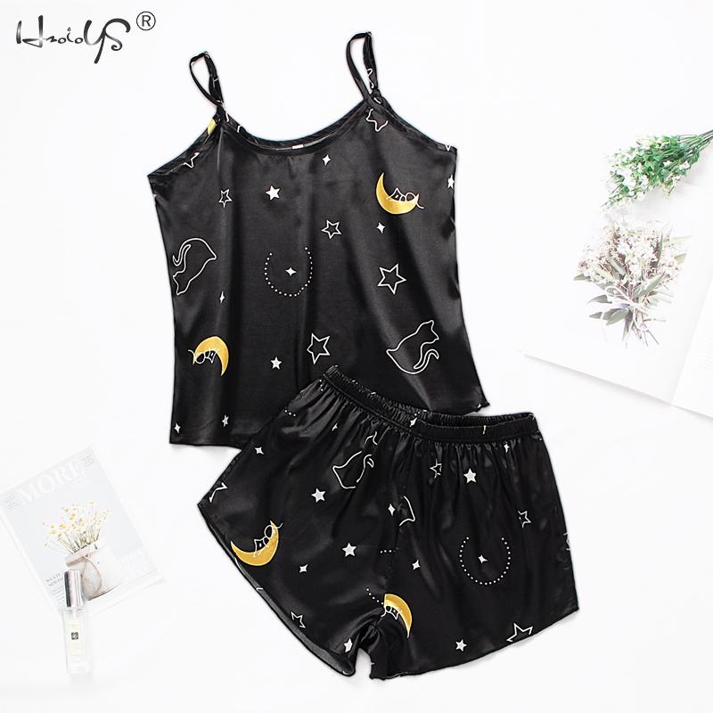Silk Satin Floral Pajama Set