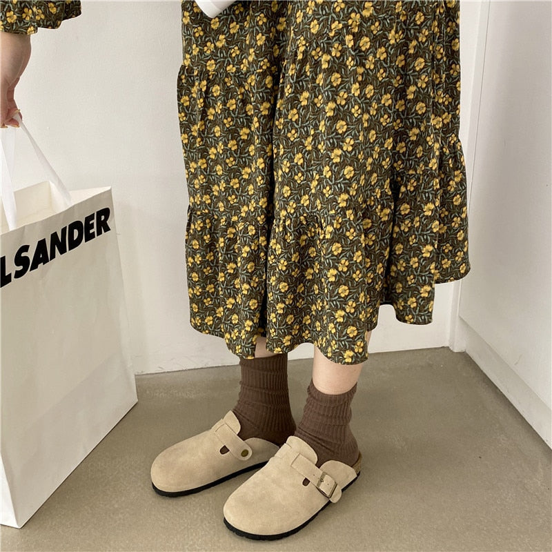 Suede Sandals