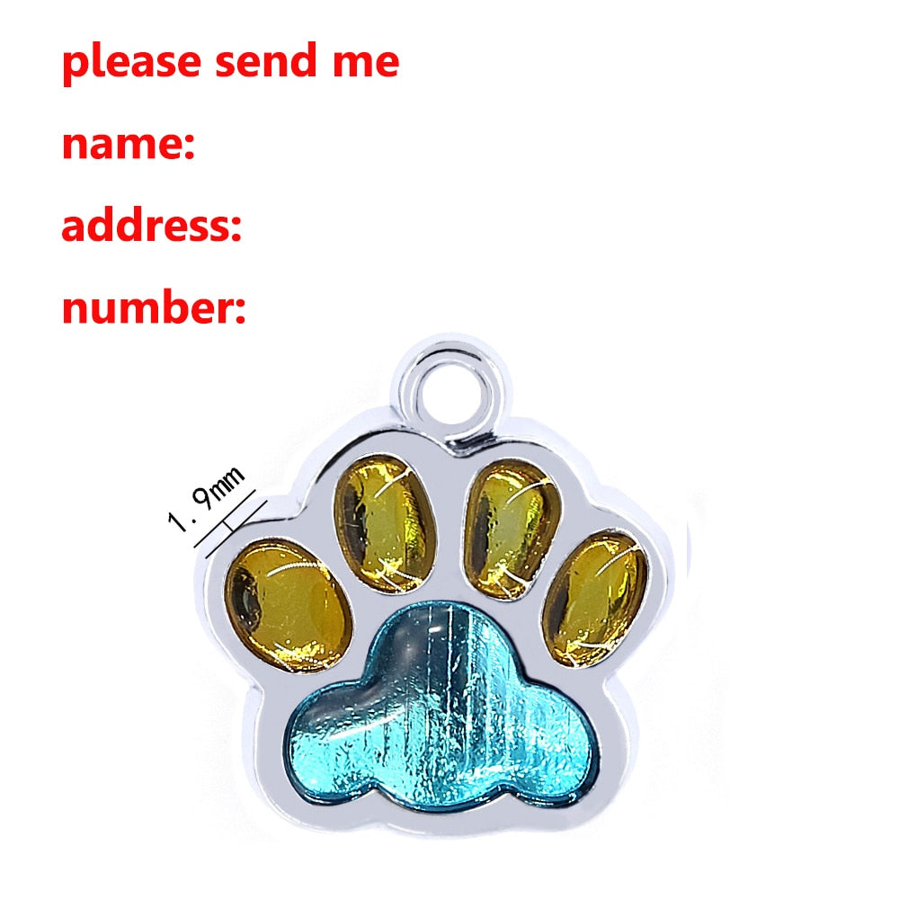 Anti-lost Custom Dog ID Tag Engraved Pet Collar