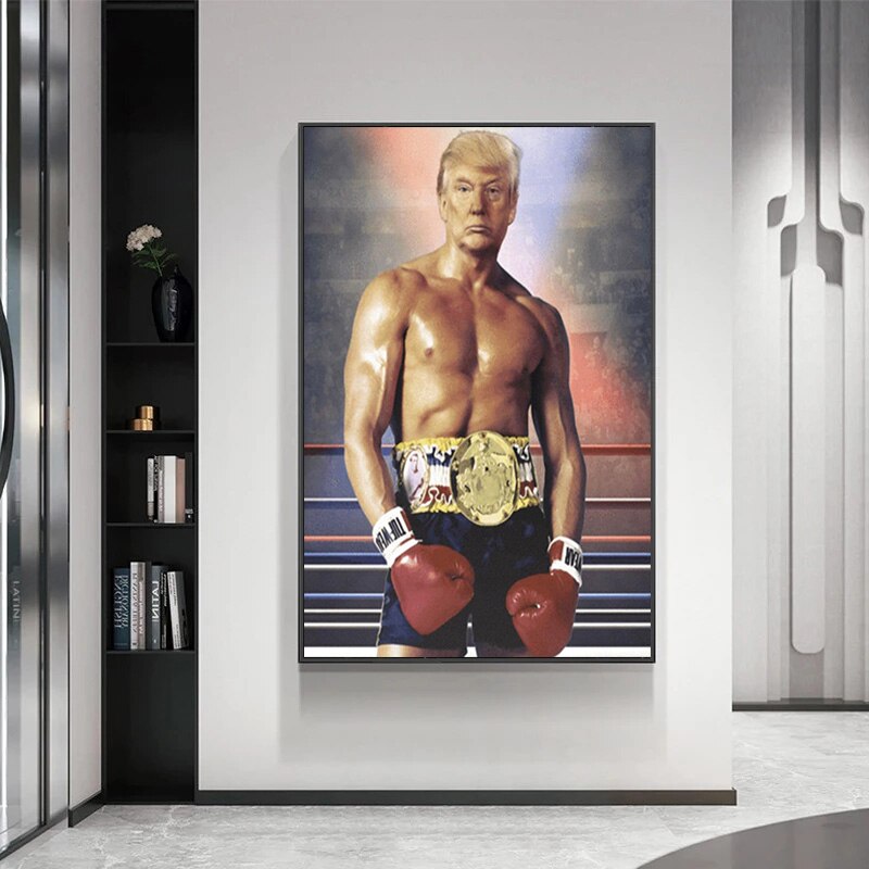 Donald Trump Rocky Poster