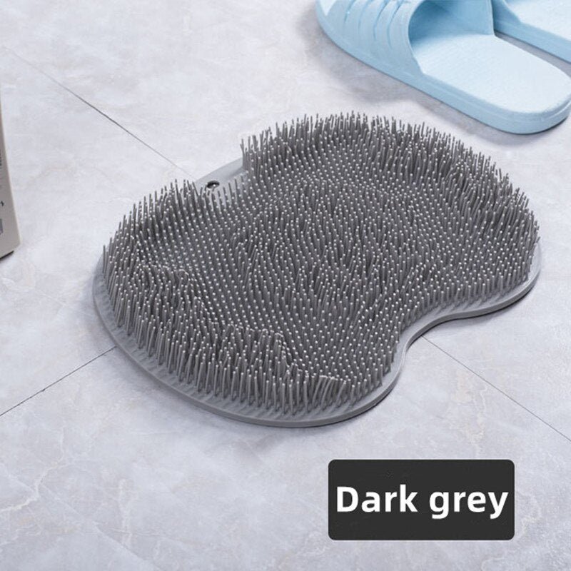 Silicone Hands-Free Big Flat Back Scrubber