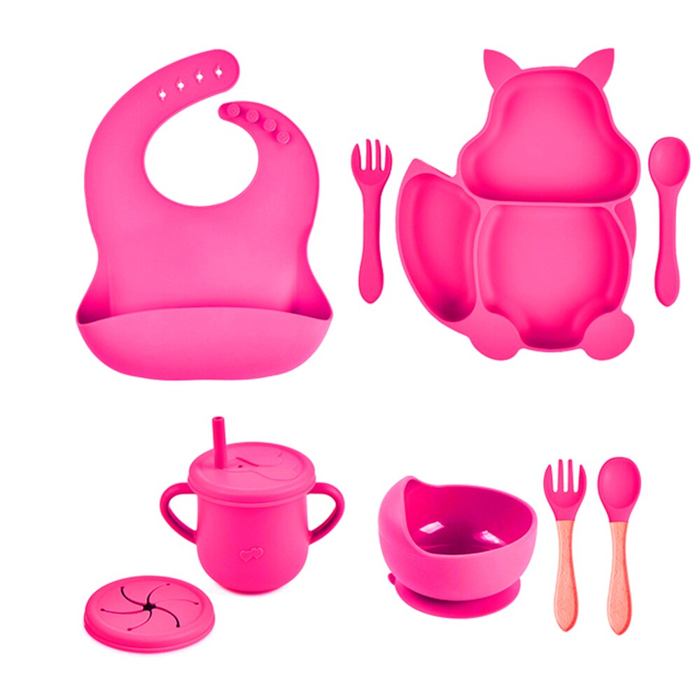 Baby Soft Silicone Sucker Bowl Sets